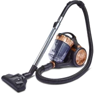 Tower Multi-Cyclonic Bagless Cylinder Vacuum Cleaner withTurbo Pet Fur Tool, 2L Capacity, 700W, Rose Blush Gold