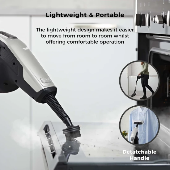 Shop quality Tower TSM12 Multi-Functional 12-in-1 Steam Mop with 12 Accessories, Black & Platinum in Kenya from vituzote.com Shop in-store or online and get countrywide delivery!