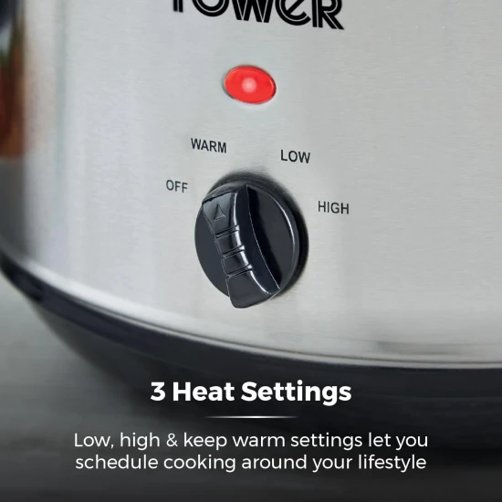 Shop quality Tower Slow Cooker with 3 Heat Settings and Removable Dishwasher Safe Pot, 3.5 Litre, Stainless Steel in Kenya from vituzote.com Shop in-store or online and get countrywide delivery!
