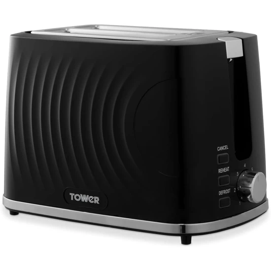 Shop quality Tower 2-Slice Toaster with 7 Browning Levels, Defrost, Reheat & Cancel Settings, Removable Crumb Tray, 900W, Black in Kenya from vituzote.com Shop in-store or online and get countrywide delivery!