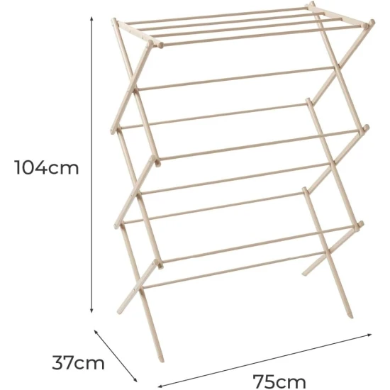 Shop quality Tower  3 Tier Compact Airer with 11 Drying Rods, Racks for Shoes, Weight Capacity 10kg, Latte in Kenya from vituzote.com Shop in-store or online and get countrywide delivery!