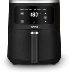 Tower  Digital Single Basket Air Fryer, 4L Capacity, Overheat Protection, 1300W, Black, Medium