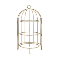 Artesà 3 Tier Afternoon Tea Cake Bird Cage Stand, 22 x 42cm
