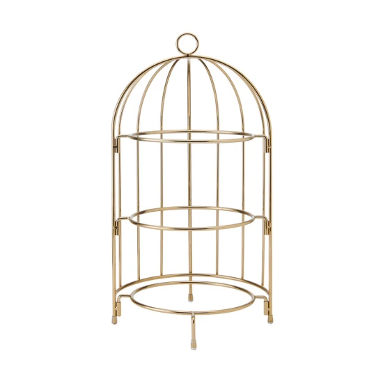Artesà 3 Tier Afternoon Tea Cake Bird Cage Stand, 22 x 42cm