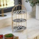 Artesà 3 Tier Afternoon Tea Cake Bird Cage Stand, 22 x 42cm