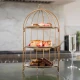 Artesà 3 Tier Afternoon Tea Cake Bird Cage Stand, 22 x 42cm