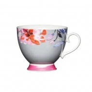 Kitchen Craft Fine China Bone Floral Border Mugs