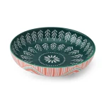 Mikasa Folk Pattern Stoneware Bowl, 900ml, 21 x 5cm