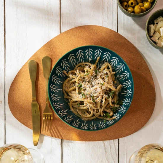 Mikasa Folk Pattern Stoneware Bowl, 900ml, 21 x 5cm