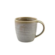 Neville Genware Terra Porcelain Matt Grey Mug, 300ml / 30cl/ 10.5oz