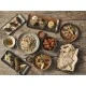 Neville Genware Terra Porcelain Matt Grey Narrow Rectangular Platter 27 x 12.5cm