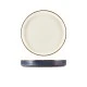 Neville Terra Porcelain Aqua Blue Two Tone Presentation Plate 18cm Neville Terra Porcelain Aqua Blue Two Tone Presentation Plate 18cm