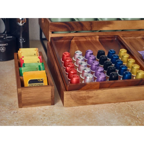 Neville GenWare Acacia Wood Tea Box