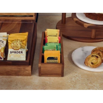 Neville GenWare Acacia Wood Tea Box