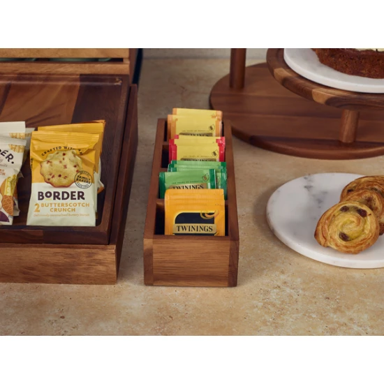 Neville GenWare Acacia Wood Tea Box