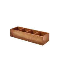 Neville GenWare Acacia Wood Tea Box