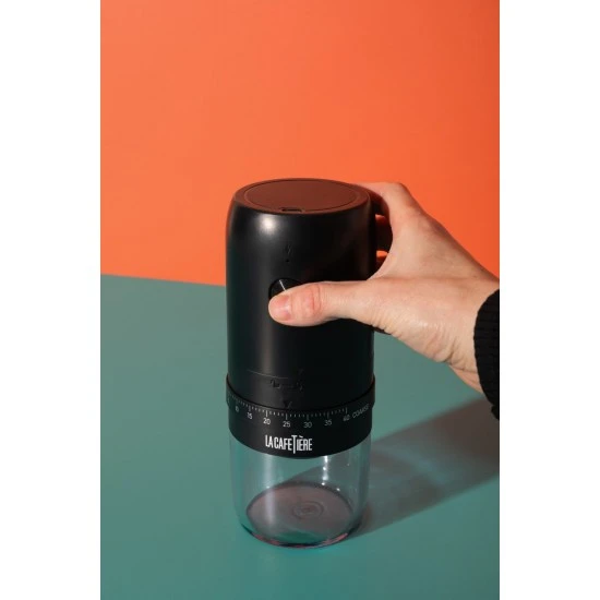 La Cafetière Electric USB & Cordless Ceramic Burr Coffee Grinder, 200ml