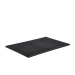 Neville Genware Mat Service, Black, 45 x 30 x 1cm (L x W x H)
