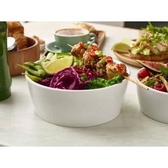 Neville Genware Porcelain Conical Salad Bowl, 19cm/ 7.5