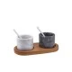 Shop quality Neville Genware Marble Salt & Pepper Pot Set Base- Size:  Supplied With 2 Spoons in Kenya from vituzote.com Shop in-store or online and get countrywide delivery!