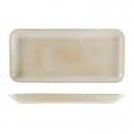 Neville Genware Terra Stoneware Antigo Barley Narrow Rectangular Platter,  35 x 16.5cm (L x W)