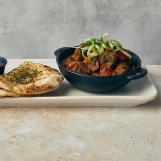 Neville Genware Terra Stoneware Antigo Barley Narrow Rectangular Platter,  35 x 16.5cm (L x W)