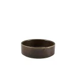 Neville Genware Terra Porcelain Black Presentation Bowl, 13cm 
