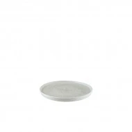Bonna  Lunar White Hygge Flat Plate, 16cm/6.25" (Dia)