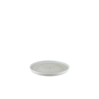 Neville Genware Lunar White Hygge Flat Plate, 16cm/6.25" (Dia)