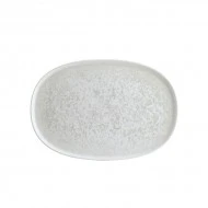 Bonna  Lunar White Hygge Oval Dish, 33cm 33 x 23cm (L x W)