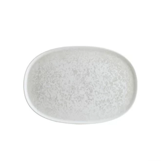 Neville Genware Lunar White Hygge Oval Dish, 33cm 33 x 23cm (L x W)