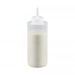 Neville Genware Squeeze Bottle, Wide Neck Clear, 940ml