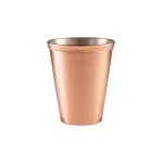  Neville GenWare Beaded Copper Plated Serving Cup, 380ml / 38cl/13.4oz