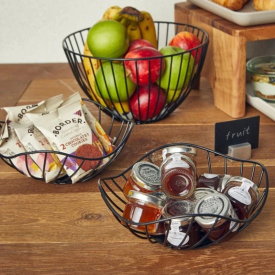 Shop quality Neville GenWare Lotus Leaf Black Wire Basket in Kenya from vituzote.com Shop in-store or online and get countrywide delivery!