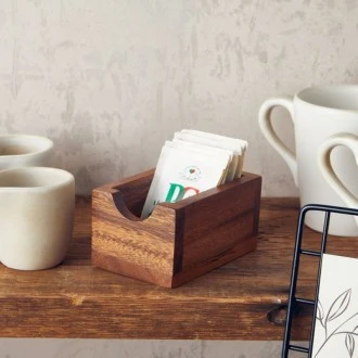 Neville GenWare Acacia Wood Sachet Holder