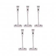 Neville Genware Plastic Display Clip with Long Adjustable Arm, 21.5X8cm - Set of 5