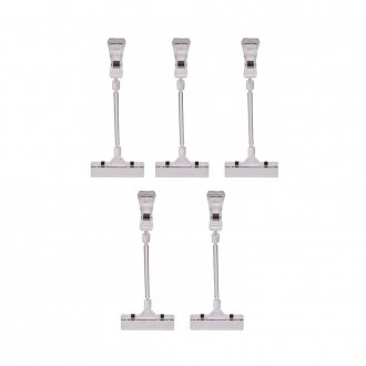 Neville Genware Plastic Display Clip with Long Adjustable Arm, 21.5X8cm - Set of 5