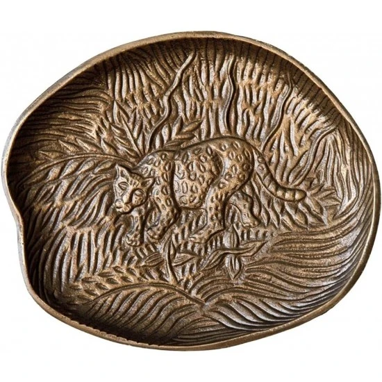 Shop quality Artesà Oval Serving Platter, Rustic Embossed Metal Plate with Leopard Design, 24 x 21cm in Kenya from vituzote.com Shop in-store or online and get countrywide delivery!