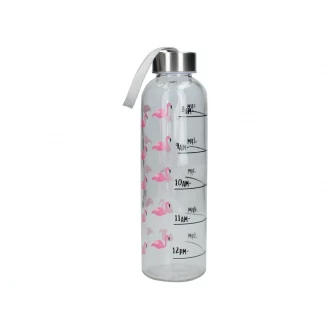 Creative Tops Ava & I Flamingo 500ml Glass Bottle