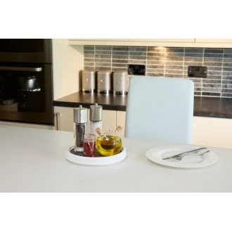 Copco Small White Lazy Susan Food Storage Solution, Diameter: 23 cm (9")