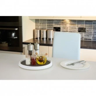 Copco Large White Lazy Susan Food Storage Solution, Diameter: 30 cm (12")