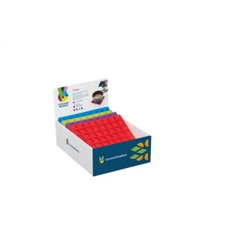 Colourworks Brights Display of 16 Trivets, Assorted Colors sold per piece