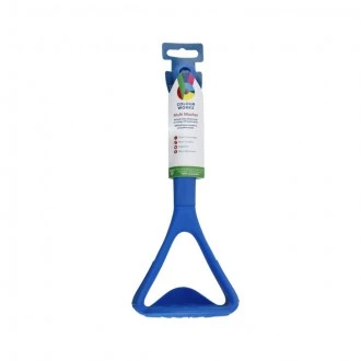 Colourworks Potato Masher with Built-In Scoop, Blue