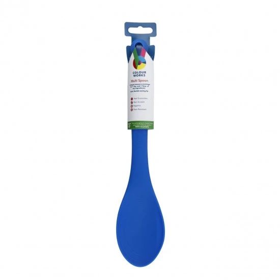 Colourworks Silicone Cooking Spoon with Measurement Markings, Blue, CWSPOONBLUV2 Shop quality Colourworks Silicone Cooking Spoon with Measurement Markings, Blue in Kenya from vituzote.com Shop in-store or online and get countrywide delivery!