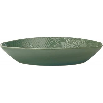 Maxwell & Williams Panama Oval Serving Dish in Gift Box, Stoneware, Kiwi Green, 32 x 23 cm