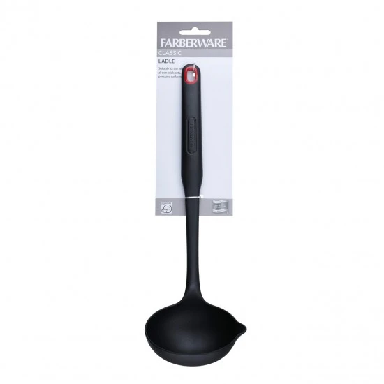 Farberware Nonstick-Safe Soup Ladle, Plastic, 34 cm (13.5") - Black, FWCRLADLE Shop quality Farberware Nonstick-Safe Soup Ladle, Plastic, 34 cm (13.5") - Black in Kenya from vituzote.com Shop in-store or online and get countrywide delivery!