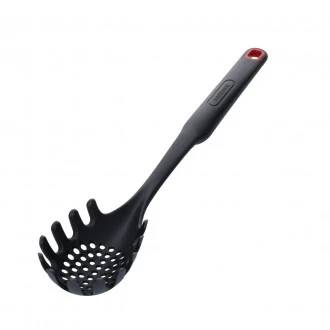 Farberware Nonstick-Safe Spaghetti Spoon / Pasta Server, Plastic, 34 cm (13.5") - Black