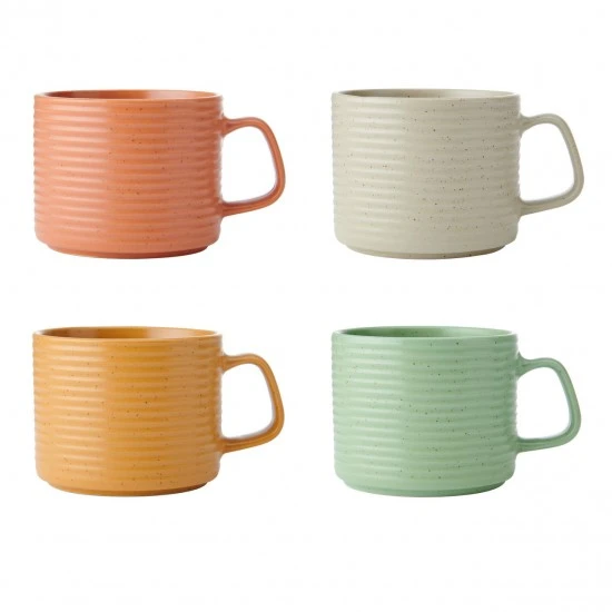 Shop quality Idilica Stacking Stoneware Mugs, Set of 4, 400ml in Kenya from vituzote.com Shop in-store or online and get countrywide delivery!