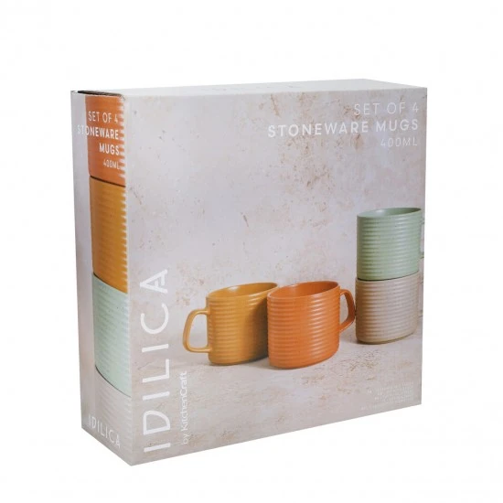 Shop quality Idilica Stacking Stoneware Mugs, Set of 4, 400ml in Kenya from vituzote.com Shop in-store or online and get countrywide delivery!