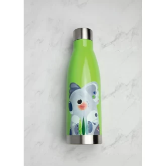 Maxwell & Williams Pete Cromer Insulated Water Bottle, Koala Design, BPA Free Stainless Steel, 500 ml